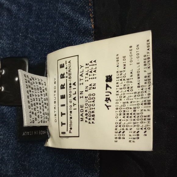 🖤DOLCE & GABBANA D&G KNEE LENGTH BLACK WOOL SKIRT WITH DENIM POCKETS - Picture 10 of 11